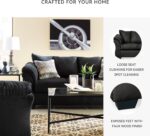 Signature Design by Ashley Darcy Classic Contemporary Sofa, Black - Image 6