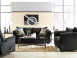 Signature Design by Ashley Darcy Classic Contemporary Sofa, Black - Image 10