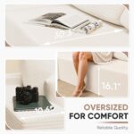 Homall 108" Modular Sectional Sofa, Boneless Couch with L-Shape Chaise, Cloud Couch with Deep Seat Upholstered, No Assembly Required for Living Room, Bedroom (Corduroy, Beige) - Image 6