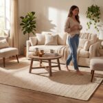 nuLOOM 9'6" x 13'6" Elfriede Jute & Cotton Hand Woven Area Rug, Natural, Solid Rustic Farmhouse Style, Weaved Design, Natural Fiber, for Bedroom, Living Room, Dining Room, Hallway, Office, Entryway - Image 10