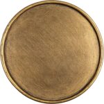 Metal Martini Cocktail Table, Antique Brass - Image 6