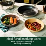 Cuisinart FusionPlus Hybrid Nonstick Stainless Steel Cookware Set, 2-Piece Skillet Cooking Set with PFAS-Free PURELYSEAR Ceramic Non Stick Technology, Scratch Proof, Cool Grip Handles, Dishwasher Safe - Image 6