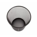 Seville Classics 2-Pack Steel Mesh Round Trashcan Wastebasket for Trash or Recycle in The Home, Office, or Garage, Black, 6 Gallon - Image 4