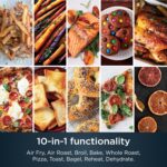 Ninja Air Fryer & Toaster Oven | Prestige Smart XL Countertop Oven | Bakes up to 20 Cookies, Fits up to a 12lb Turkey | Pizza, Toast, Bake, Air Fry & Reheat | 1800 Watts | Stainless Steel | DT501​ - Image 7