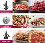 Ninja Food Processor, Professional Plus, 1000 Peak Watts, 4 Functions for Chopping, Slicing, Purees & Dough with 9-Cup Processor Bowl, 3 Blades, Food Chute & Pusher, Silver, BN601 - Image 9