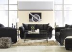 Signature Design by Ashley Darcy Classic Contemporary Sofa, Black - Image 9