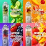 Ninja Blast Max, Portable Blender + Twist & Go, Personal Smoothie, Blend, Ice Crush, 3 Programs, Cordless, 22 oz removable Vessel, Dishwasher Safe, Leakproof, Navy, BC251NV - Image 7