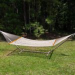 Original Pawleys Island Deluxe Oatmeal DuraCord Rope Hammock – 13 ft. x 60 in., 2-Person, 450 lb Capacity, Oak Spreader Bar, Zinc-Plated Hardware, Handcrafted in the USA - Image 3