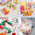 SUREHOME Cookie Bags Cellophane Clear Individual Treat for Cookies, 5x6 Inch Gift Giving Packaging, 100PCS Plastic Self Adhesive Wrappers Candy Bag - Image 6