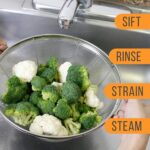 U.S. Kitchen Supply Set of 3 Stainless Steel Colander Strainers Net Baskets 5, 4, & 3-Quart - Colander with Handles & Resting Base - Stainless Steel Sieve, Mesh Strainers and Colanders for Kitchen - Image 7