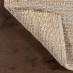 nuLOOM 9'6" x 13'6" Elfriede Jute & Cotton Hand Woven Area Rug, Natural, Solid Rustic Farmhouse Style, Weaved Design, Natural Fiber, for Bedroom, Living Room, Dining Room, Hallway, Office, Entryway - Image 9