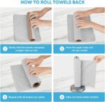 AIDEA Microfiber Cleaning Cloth Roll, Grey 75PK, Reusable Paper Towels Tear Away Cloth, Microfiber Towels for Cars, Wash Cloths, Lint Free Rags for House, Kitchen,Window,Cleaning Supplies 11.5"×11.5" - Image 8