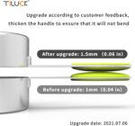 TILUCK magnetic measuring spoons set and measuring cups, stainless steel measuring cups, 6 double-sided stainless steel measuring spoons & 1 leveler (13) - Image 4