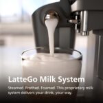 Philips 3200 Series Fully Automatic Espresso Machine, LatteGo Milk Frother, 5 Coffee Varieties, Intuitive Touch Display, 100% Ceramic Grinder, AquaClean Filter, My Coffee Choice, Black (EP3241/54) - Image 5