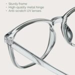 MIGSIR 6 Pack Blue Light Blocking Glasses for Women Men – Stylish Computer & Gaming Glasses, Fashion Square Frame Eyewear - Image 4