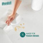 Amazon Brand - Presto! Flex-a-Size Kitchen Paper Towels, Strong and Absorbent, 128 Sheet Family Roll, 16 Rolls (8 Packs of 2) - Image 6