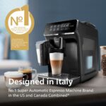 Philips 3200 Series Fully Automatic Espresso Machine, LatteGo Milk Frother, 5 Coffee Varieties, Intuitive Touch Display, 100% Ceramic Grinder, AquaClean Filter, My Coffee Choice, Black (EP3241/54) - Image 8