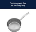 HENCKELS Clad H3 2-qt Saucepan, Induction Pan, Stainless Steel, Durable and Easy to clean - Image 6