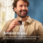 Philips 3200 Series Fully Automatic Espresso Machine, LatteGo Milk Frother, 5 Coffee Varieties, Intuitive Touch Display, 100% Ceramic Grinder, AquaClean Filter, My Coffee Choice, Black (EP3241/54) - Image 7