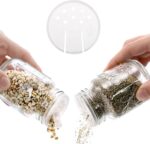 Coloch 30 Pack 4 Oz Glass Mason Spice Jar with Shaker Lids& Labels, Empty Spice Bottle Mini Mason Jars with Airtight Metal Caps and Collapsible Funnel for Herbs & Spices - Image 6