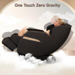 Real Relax 2026 Upgraded 2D SL-Track Massage Chair,Recliner Full Body Zero Gravity with 8 Auto Modes and Upgraded LCD Screen,Added Voice Broadcast,Headrest Cushion,Child Lock and Pause Button,Black - Image 9