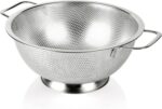 Gulex Colander Stainless Steel 5-Quart, Strainer for Kitchen Food, Dishwasher Safe - Image 2