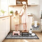 HEBE Boho Kitchen Rug Sets 3 Piece with Runner Non Slip Kitchen Rugs and Mats Washable Kitchen Mats for Floor Thick Kitchen Floor Mat Carpet Runner Rugs for Hallway Laundry Holiday Decor - Image 9
