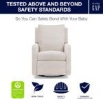 babyGap Harlowe Power Recliner with USB-A and Type-C Ports by Delta Children - Greenguard Gold Certified – Stain-Resistant Performance Fabric is Oeko-TEX Standard 100 Certified, Sand - Image 8