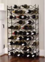 Oenophilia Alexander Wine Rack - 60 Bottle, Sturdy Metal Construction, Wobble-Free, Extra Large Standing and Wall Mount Wine Holder Storage, Measures 39.5" H x 22.5" W x 8" D - Image 5