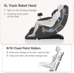 Real Relax 2026 Upgraded 2D SL-Track Massage Chair,Recliner Full Body Zero Gravity with 8 Auto Modes and Upgraded LCD Screen,Added Voice Broadcast,Headrest Cushion,Child Lock and Pause Button,Black - Image 6