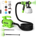 GARDTECH 3-in-1 Electric Paint Sprayer Leaf Blower and Vacuum Cleaner Combo Kit, Spray Paint Gun with 5 Nozzles & 3 Spray Patterns, Handheld Corded Paint Sprayer for Furniture, Fences, Sheds, Walls - Image 2