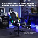X Rocker PC Computer Gaming Desk Chair with Wheels, College Dorm Room Essentials for Guys and Girls, Adjustable, Ergonomic Office Chair, Gifts for Gamers - Image 6