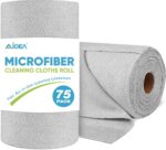 AIDEA Microfiber Cleaning Cloth Roll, Grey 75PK, Reusable Paper Towels Tear Away Cloth, Microfiber Towels for Cars, Wash Cloths, Lint Free Rags for House, Kitchen,Window,Cleaning Supplies 11.5"×11.5" - Image 2