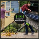 GARDTECH 3-in-1 Electric Paint Sprayer Leaf Blower and Vacuum Cleaner Combo Kit, Spray Paint Gun with 5 Nozzles & 3 Spray Patterns, Handheld Corded Paint Sprayer for Furniture, Fences, Sheds, Walls - Image 3