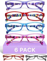 Gaoye 3.0 Reading Glasses for Women, 6 pack Fashion Readers for Women Spring Hinge Eye Glasses, Blue Light Reading Glasses - Image 2