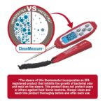 Taylor Digital Instant Read Meat Thermometer for GLP-1 High Protein Meal Prep – Waterproof Kitchen Probe for Chicken, Steak, Lean Cuts, Grill, BBQ – Fast Temperature Check, Blue Backlight Display, Red - Image 7