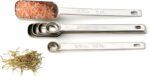 RSVP International Endurance Stainless Steel Spice Measuring Spoons, Set of 6 | 1/8 tsp to 1 Tbsp Measurements | Nest for Easy Storage | Dishwasher Safe | Dry or Liquid | Baking or Cooking - Image 6