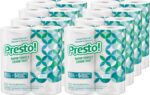 Amazon Brand - Presto! Flex-a-Size Kitchen Paper Towels, Strong and Absorbent, 128 Sheet Family Roll, 16 Rolls (8 Packs of 2) - Image 2