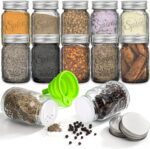 Coloch 30 Pack 4 Oz Glass Mason Spice Jar with Shaker Lids& Labels, Empty Spice Bottle Mini Mason Jars with Airtight Metal Caps and Collapsible Funnel for Herbs & Spices - Image 7
