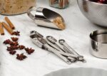 RSVP International Endurance Stainless Steel Spice Measuring Spoons, Set of 6 | 1/8 tsp to 1 Tbsp Measurements | Nest for Easy Storage | Dishwasher Safe | Dry or Liquid | Baking or Cooking - Image 4