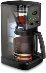 Cuisinart Stainless Steel 12-Cup Coffee Machine, Black Stainless Steel DCC-1220BKS - Image 5