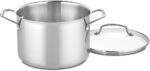 Cuisinart 17-Piece Stainless Steel Cookware Set, Chef's Classic Steel Collection with Pure Aluminum Core for Quick and Even Heat, Cool Grip Handles, Dishwasher Safe, 77-17N - Image 5