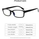 Kerecsen 6-Pack Reading Glasses Blue Light Blocking,Spring Hinge Readers for Men Women,Computer Eyeglasses - Image 3