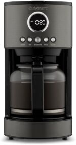 Cuisinart Stainless Steel 12-Cup Coffee Machine, Black Stainless Steel DCC-1220BKS - Image 2