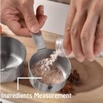 Stainless Steel Measuring Cups Set, 5 Pieces Kitchen Measuring Sets Gadgets tool,For Cooking & Baking,Measure Dry & Wet Ingredients And Liquid (Cups) - Image 7