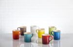 Le Creuset Stoneware Set of 4 Mugs, 14 oz. each, Cerise - Image 6