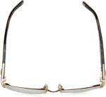 Versace VE 1175B Eyeglasses w/Gold Frame and Non- 53 mm Diameter Lenses, - Image 7