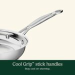 Cuisinart 17-Piece Stainless Steel Cookware Set, Chef's Classic Steel Collection with Pure Aluminum Core for Quick and Even Heat, Cool Grip Handles, Dishwasher Safe, 77-17N - Image 7