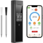 Smart Wireless Meat Thermometer Digital, 2 Probes, Advanced Bluetooth Food Thermometer for Cooking, IP67, Real-Time Monitoring & Smart Alerts with APP for BBQ, Grill, Oven, Smoker, Kitchen Gifts - Image 2