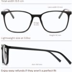 Gaoye Ultralight Blue Light Glasses for Women - Computer Protection Glasses for All Day Comfort - Anti UV Glare & Eyestrain - Image 3